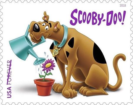 100 Scooby Doo Forever Stamps Unused Postage Stamps for Mailing